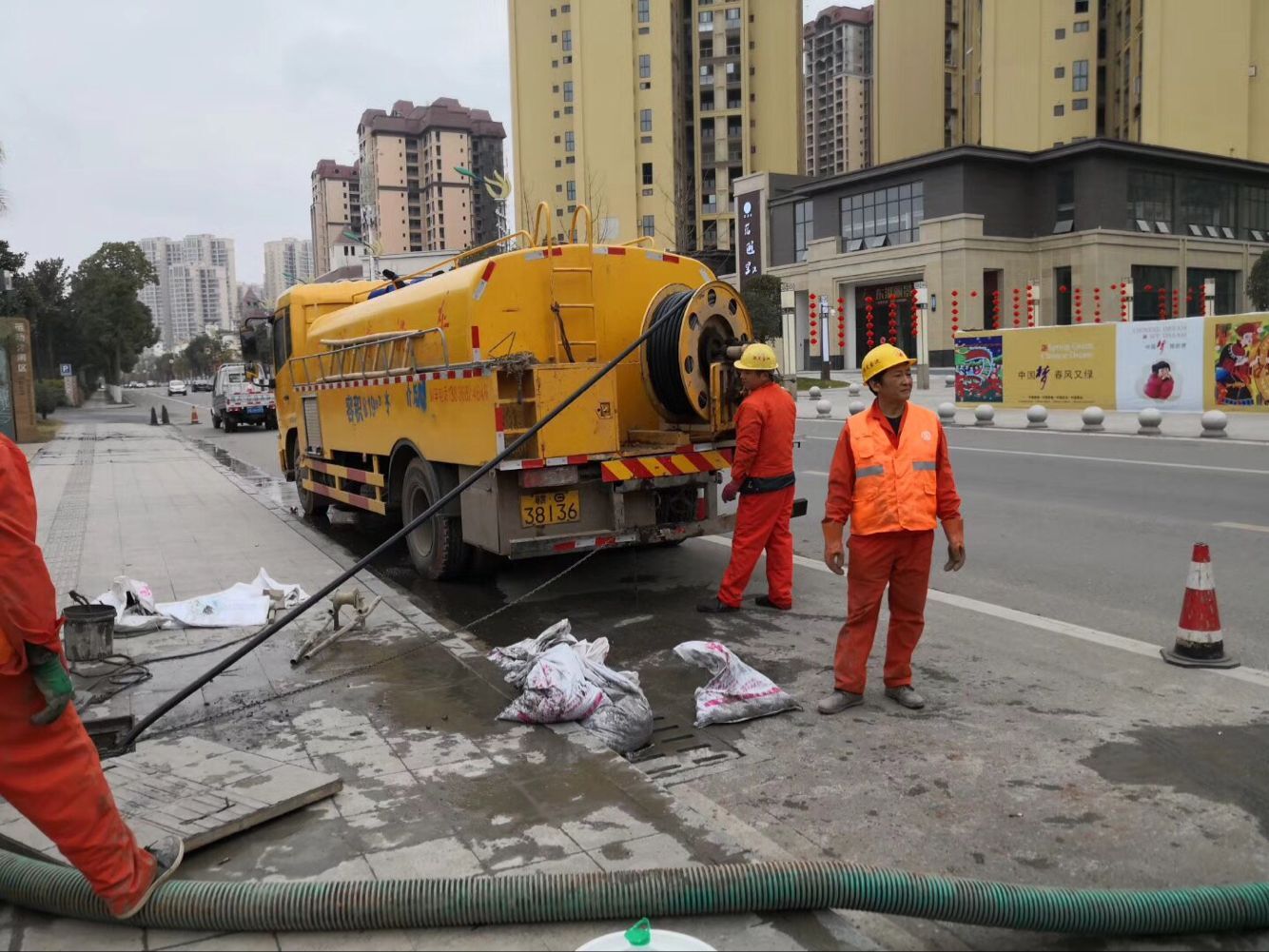 天长排污管道清淤-管道清洗